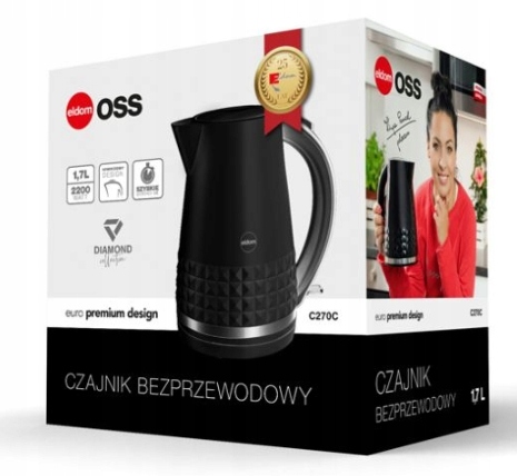 Czajnik Elektryczny Bezprzewodowy Eldom C270 1,7L