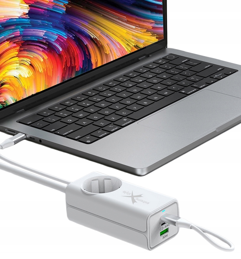 Ładowarka Sieciowa Gan Evo 65W 2 Xusb-C+Usb+230V