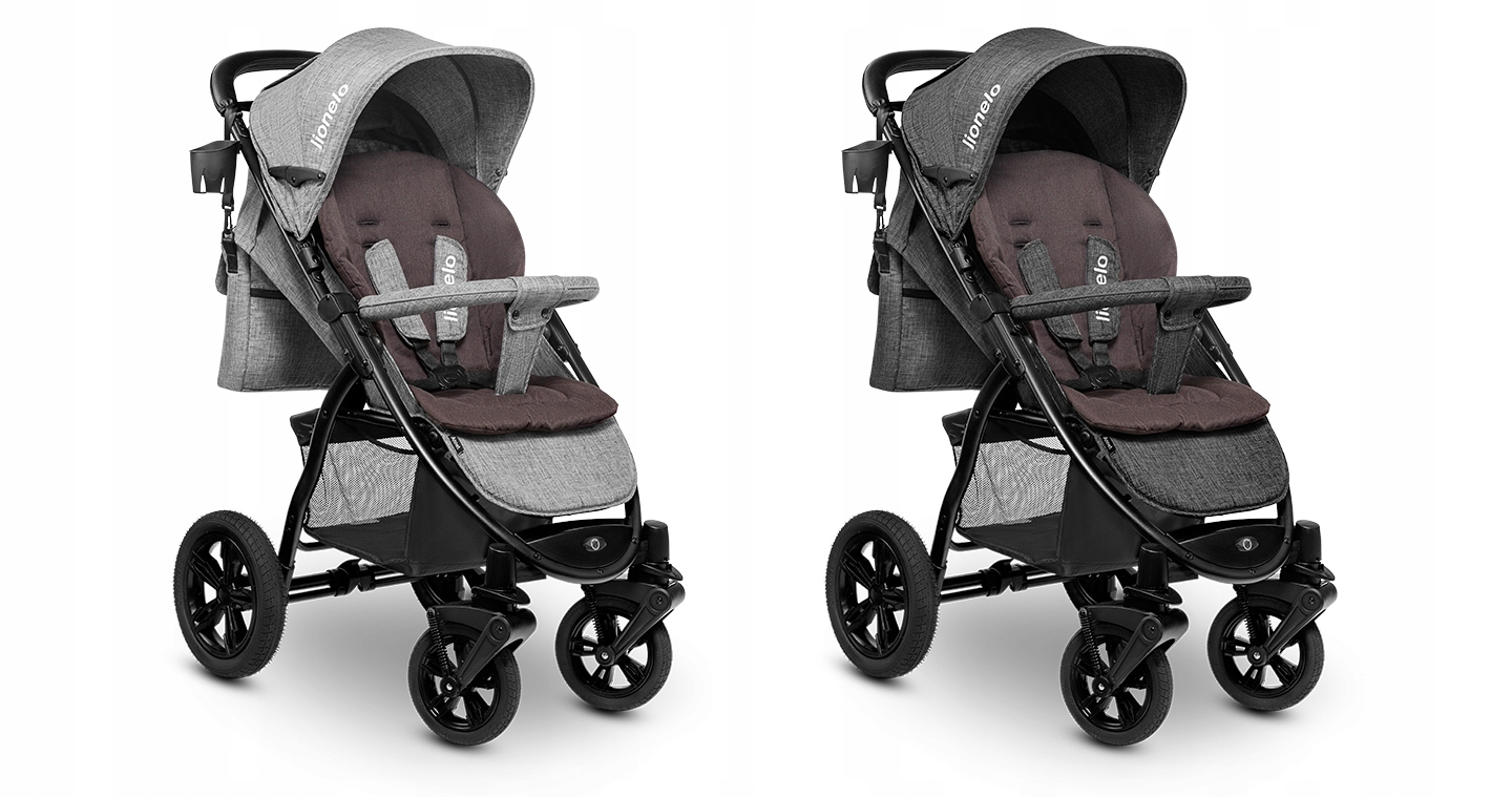 Wózek Spacerowy Lionelo Annet Moskitiera Duże Koła