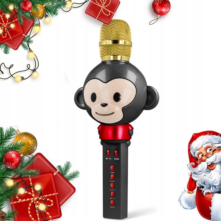 Mikrofon Bluetooth Z Głośnikiem Karaoke Dla Dzieci