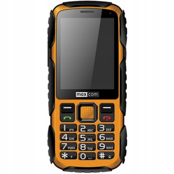 Wzmacniany Pancerny Telefon Maxcom Mm920 Strong Żółty Ip67