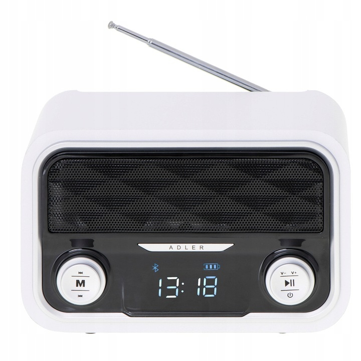 Radio Przenośne Fm Kuchenne Bluetooth Sd Usb Zegar