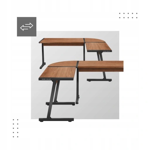 Biurko Narożne Komputerowe Mark Adler