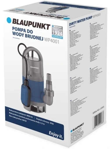 Pompa Do Wody Brudnej Szamba Blaupunkt 8000L/H