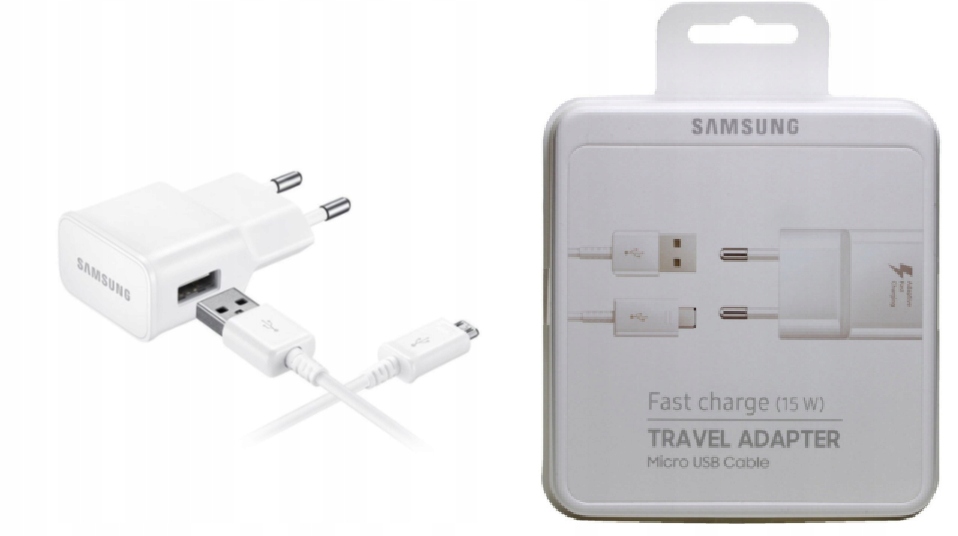 Ładowarka Samsung Ta20 +Kabel Micro Usb S5 S6 S7