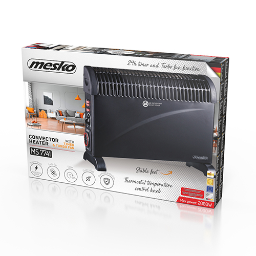 Grzejnik Elektryczny 2000W Konwektor Turbo Timer