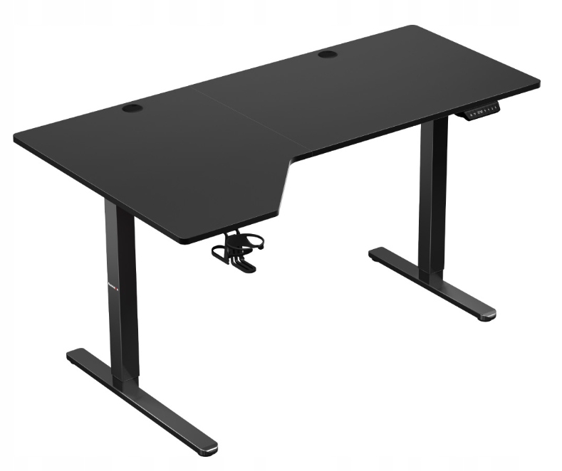 Biurko Gamingowe Elektryczne Regulowane Narożne