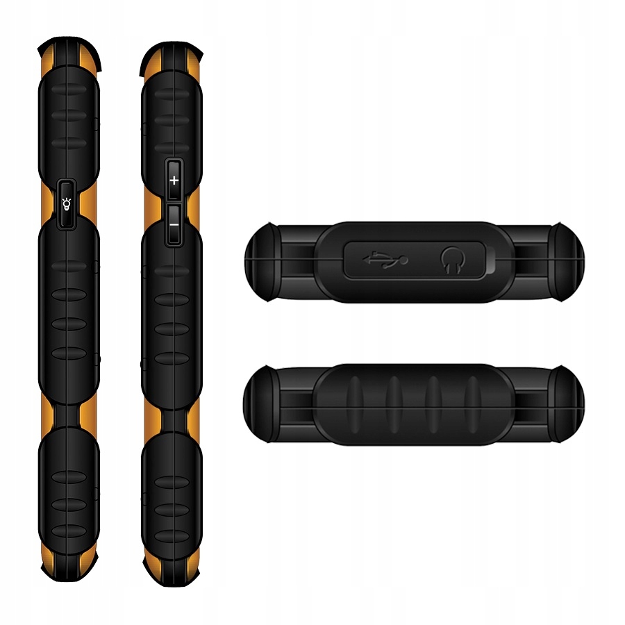 Wzmacniany Pancerny Telefon Maxcom Mm920 Strong Żółty Ip67