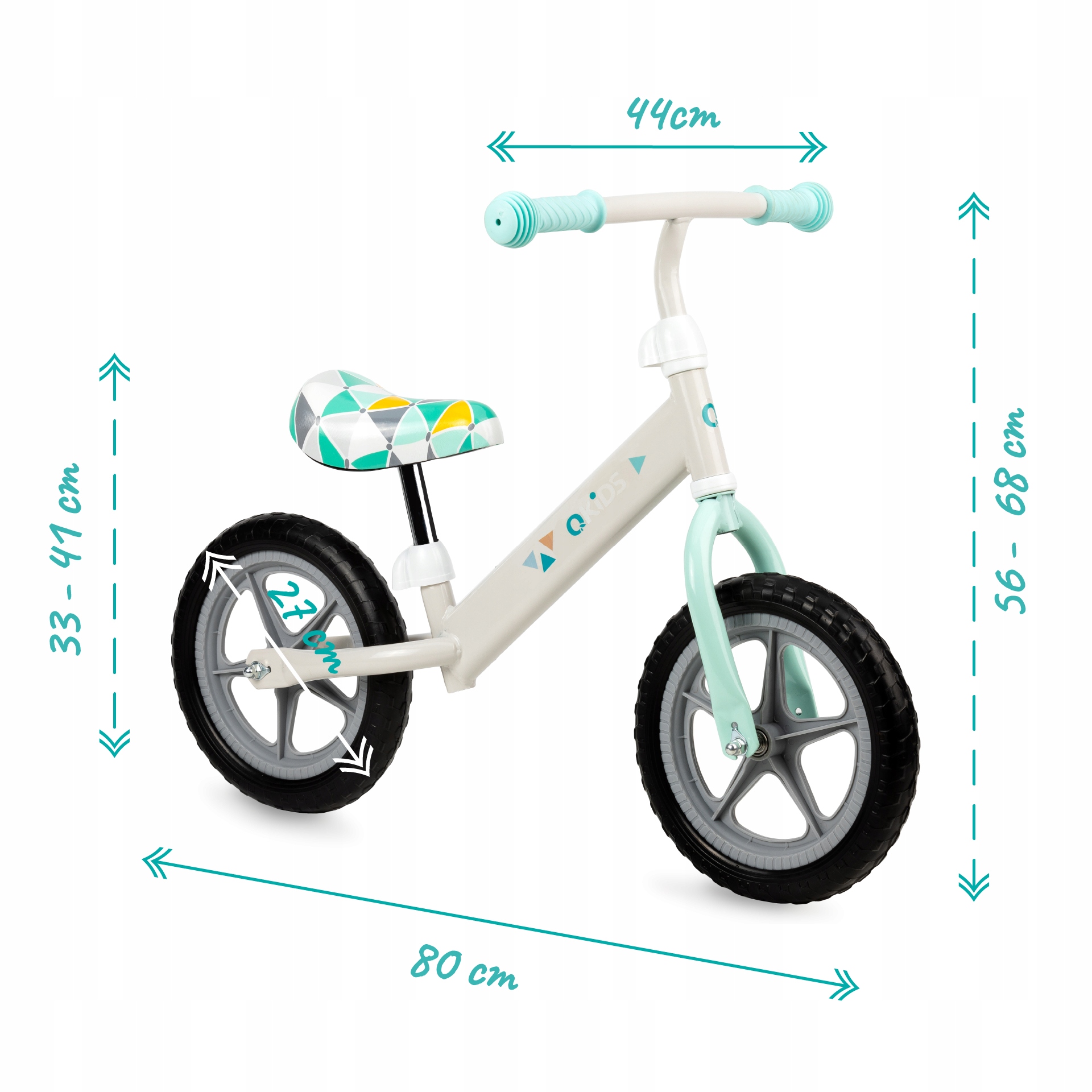 Qkids Fleet Rowerek Biegowy 12"
