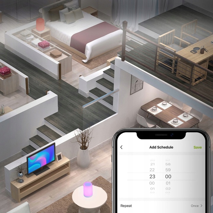 Gosund Lb3 Inteligentna Lampka Nocna Led Rgb Wifi