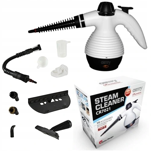 Czyścik Parowy Myjka Camry 7021 1500W 3,5Bar +Duży Zestaw Końcówek