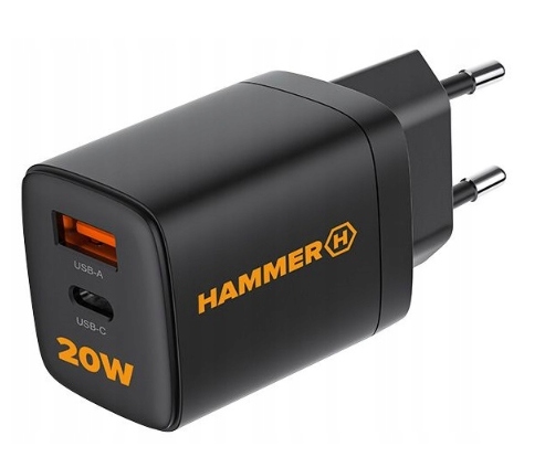Ładowarka Sieciowa Hammer 20W Pd Usb Typ-C Rapidcharge Duo