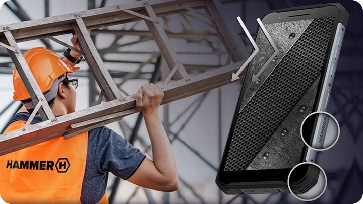 Smartfon Myphone Hammer Construction 6/128Gb Esim