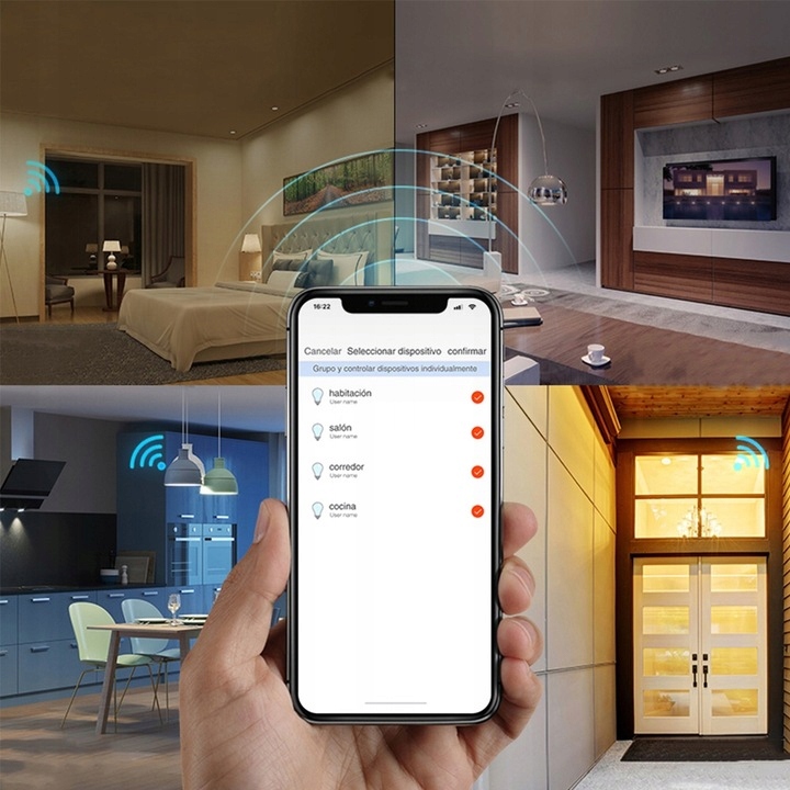 Gosund Inteligentna Żarówka Led Rgb Wifi Wb4 E27