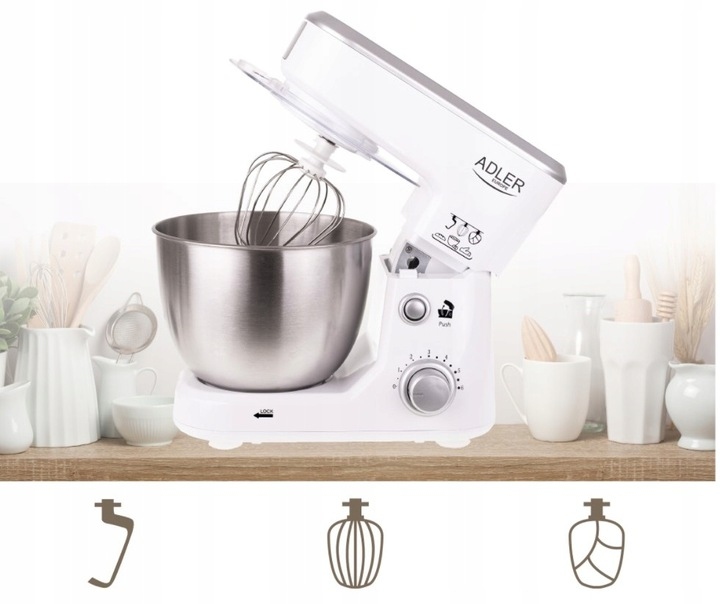 Robot Planetarny Adler Ad 4216 Mocny Akcesoria