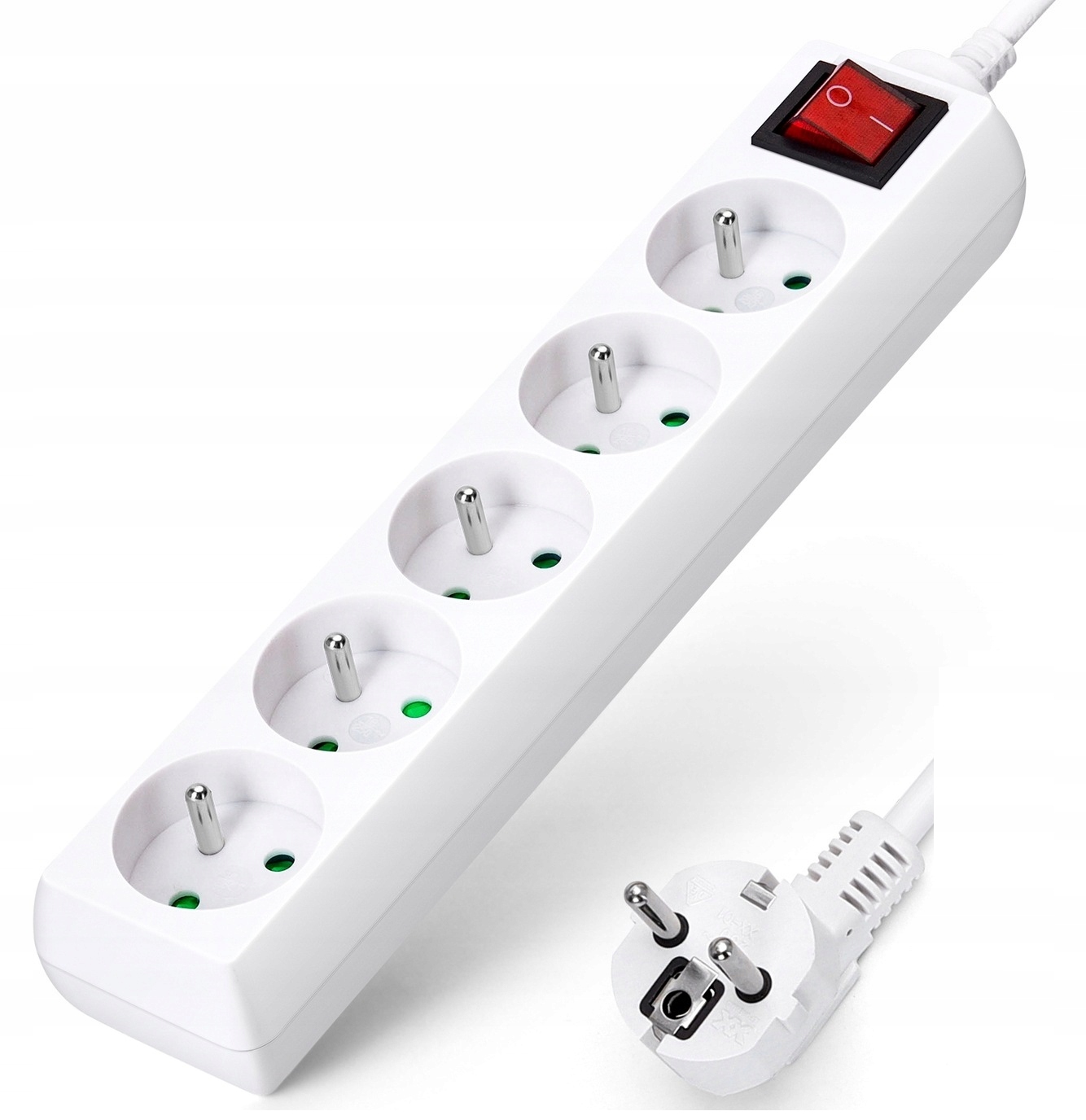 Przedłużacz Listwa Zasilająca 5 Gniazda 1.5M