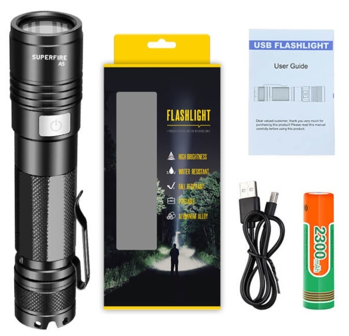 Latarka Superfire Ultrafiolet Uv Banknoty Zoom