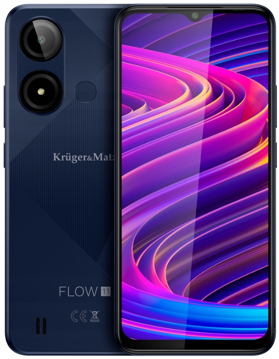 Smartfon Kruger&Matz Flow 11 6,56" 4/64Gb Dualsim 4000Mah Lte Granatowy