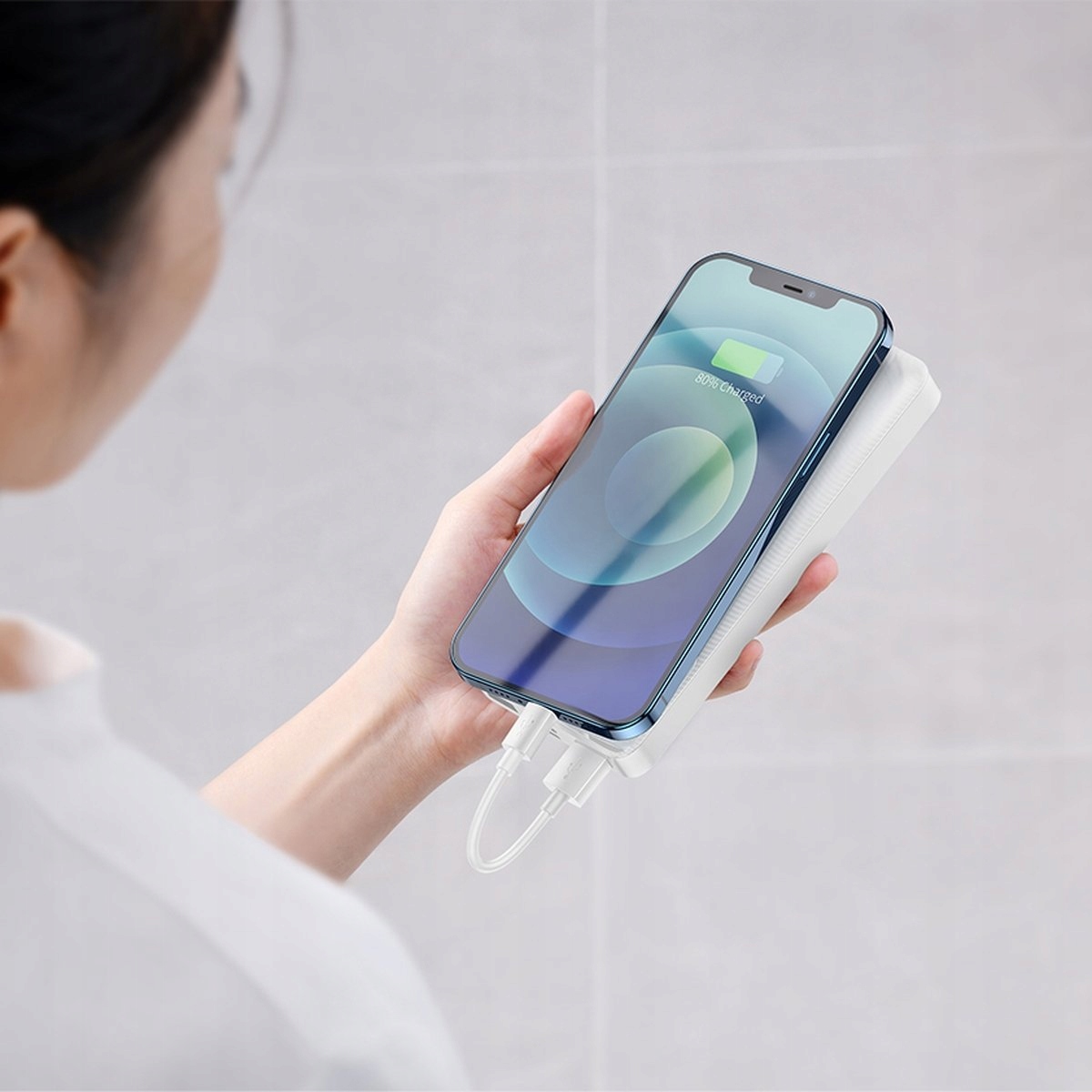 Baseus Powerbank 30000Mah 2X Usb Usb-C Pd Qc 15W Led Power Bank Do Telefonu