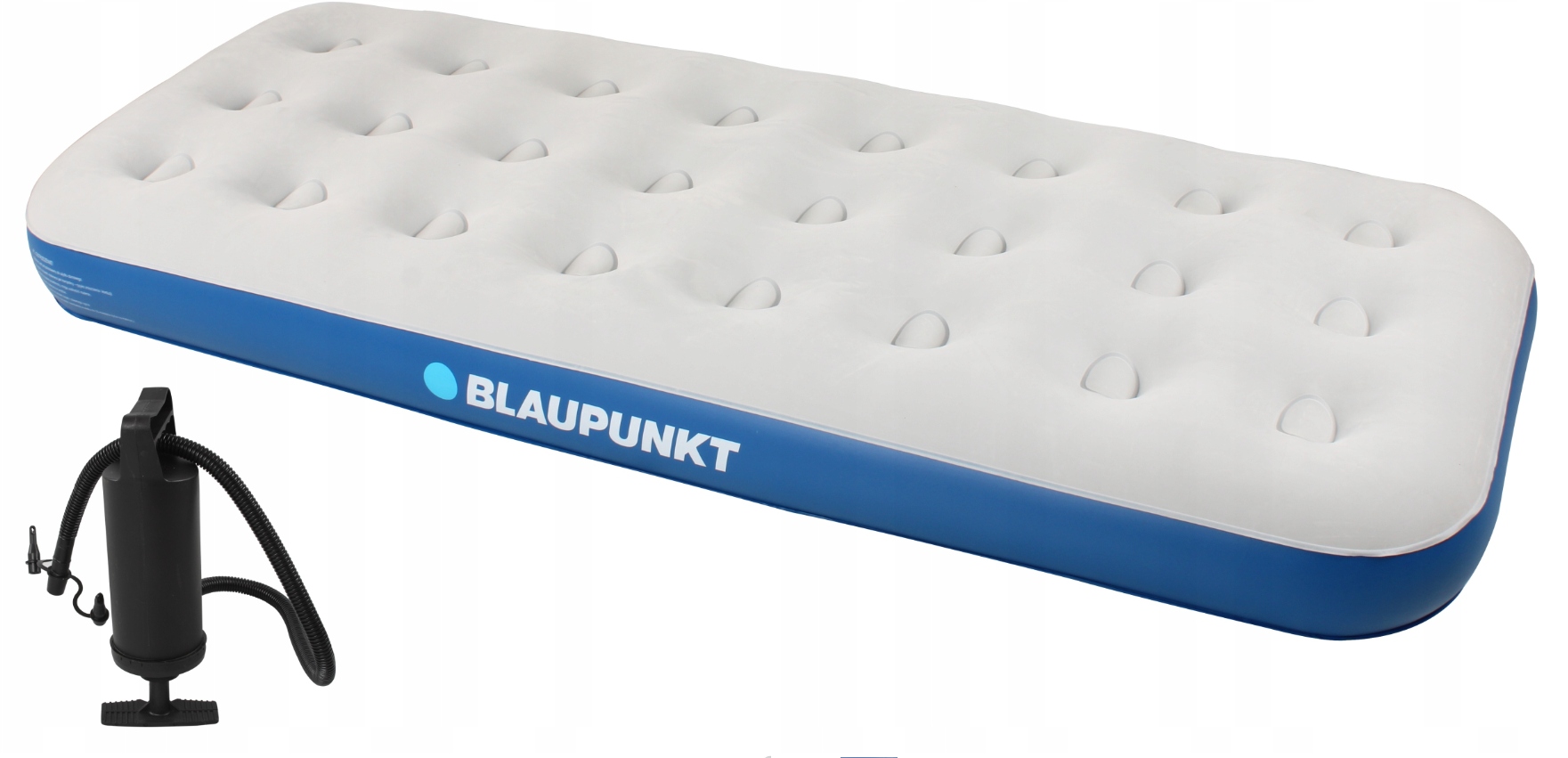 Materac Dmuchany Z Ręczną Pompką Blaupunkt Im210