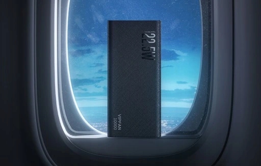 Powerbank Vipfan 10000Mah 22.5W Pd 2Xusb-A Usb-C