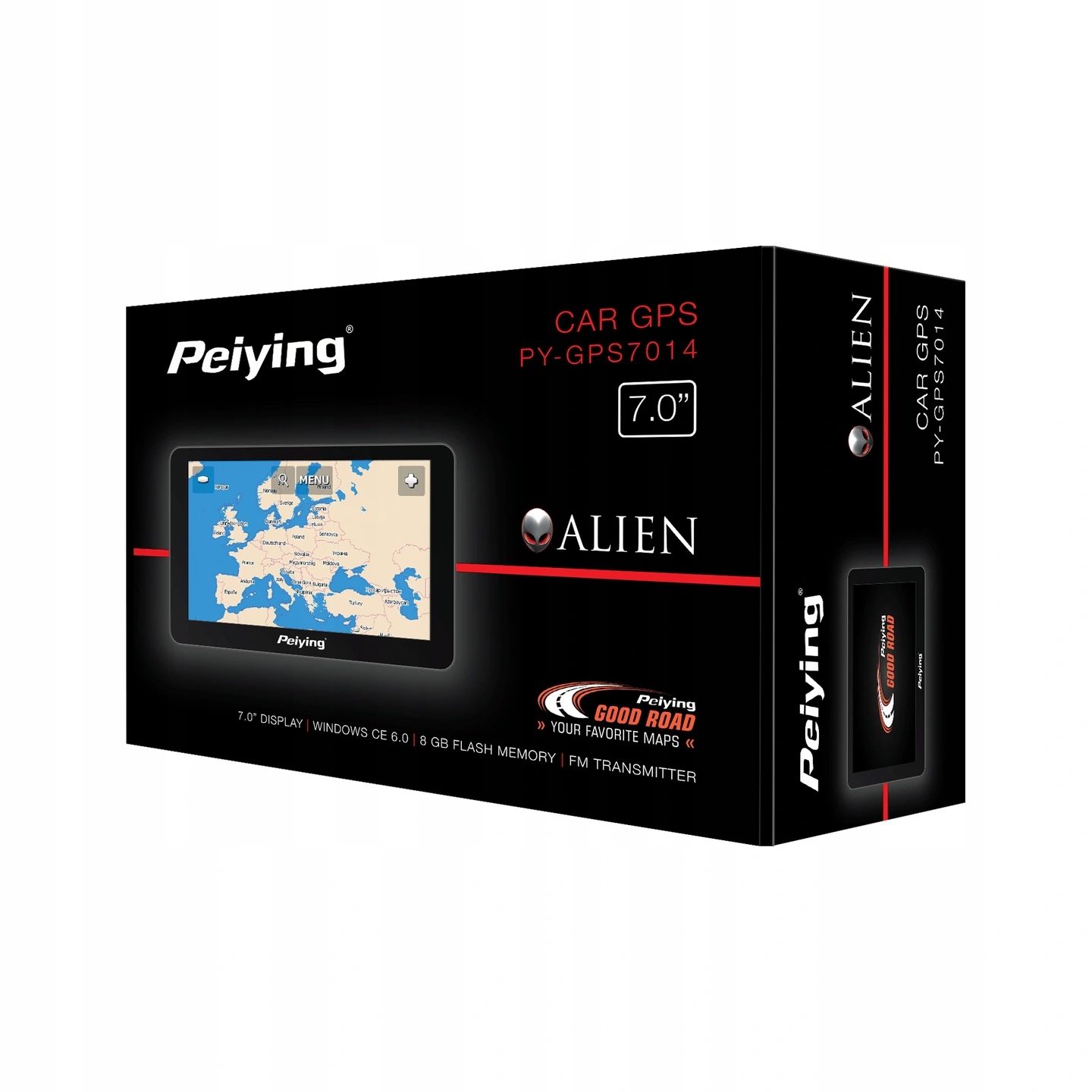 Nawigacja Gps Peiying Alien Py-Gps7014 + Mapa Eu