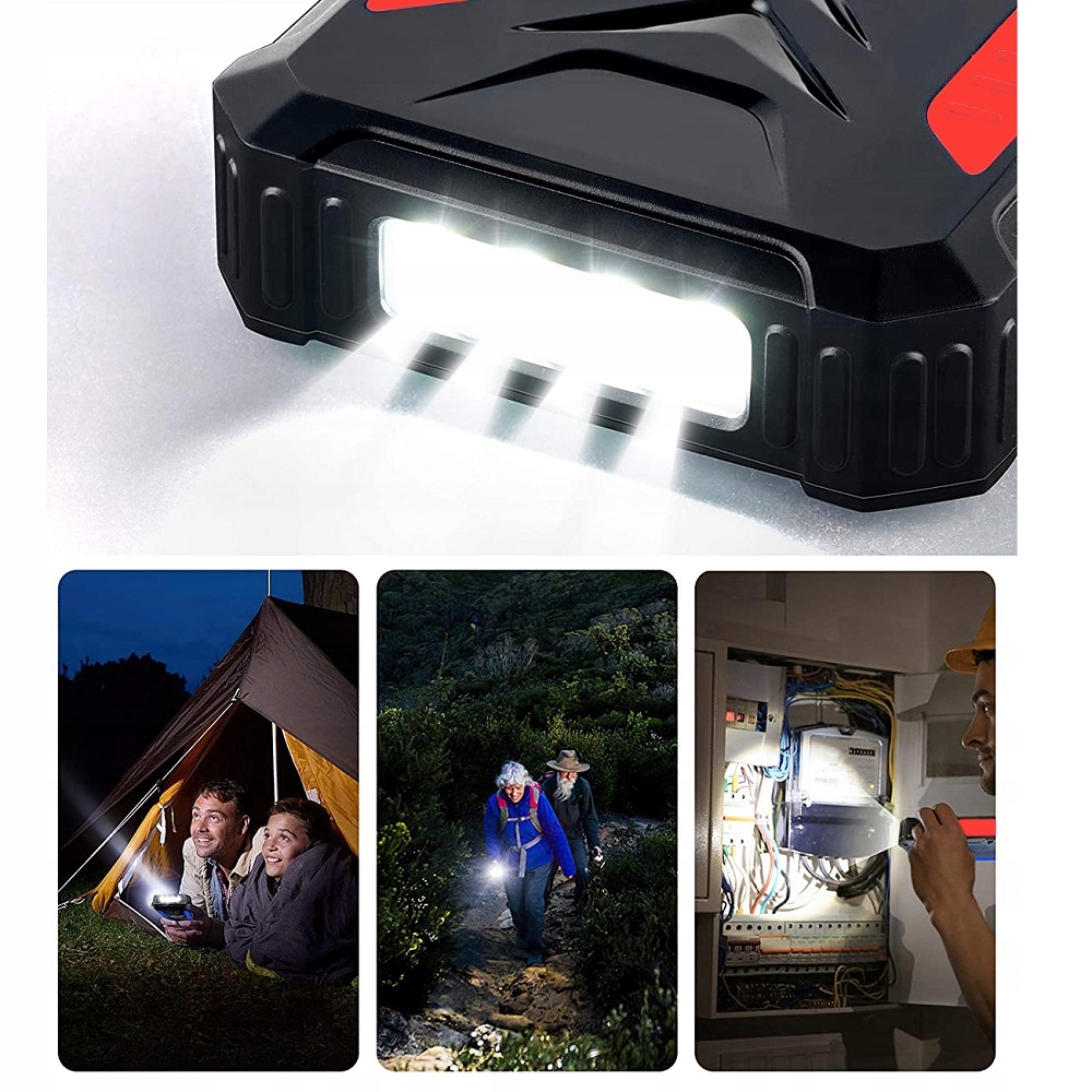 Power bank Solarny Feegar 36000mah 20W 4x USB-C QI  IP65 Latarka