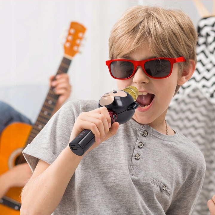 Mikrofon Bluetooth Z Głośnikiem Karaoke Dla Dzieci
