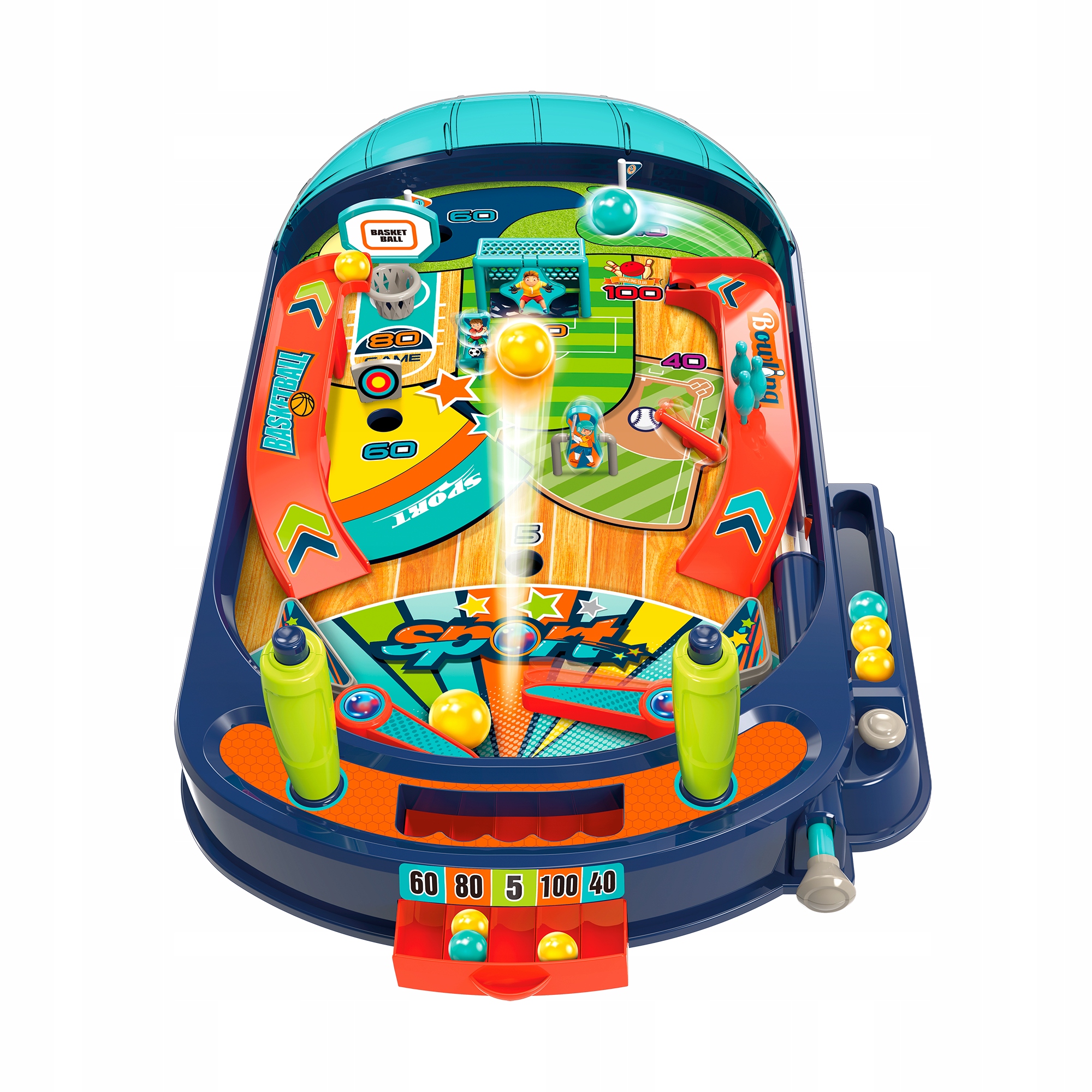 Gra Stołowa Zręcznościowa Dla Dzieci Mini Flipper Rebel Zab0127