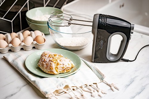 Mikser Ręczny Robot Kuchenny 750W Turbo 5 Prędkości Czarny