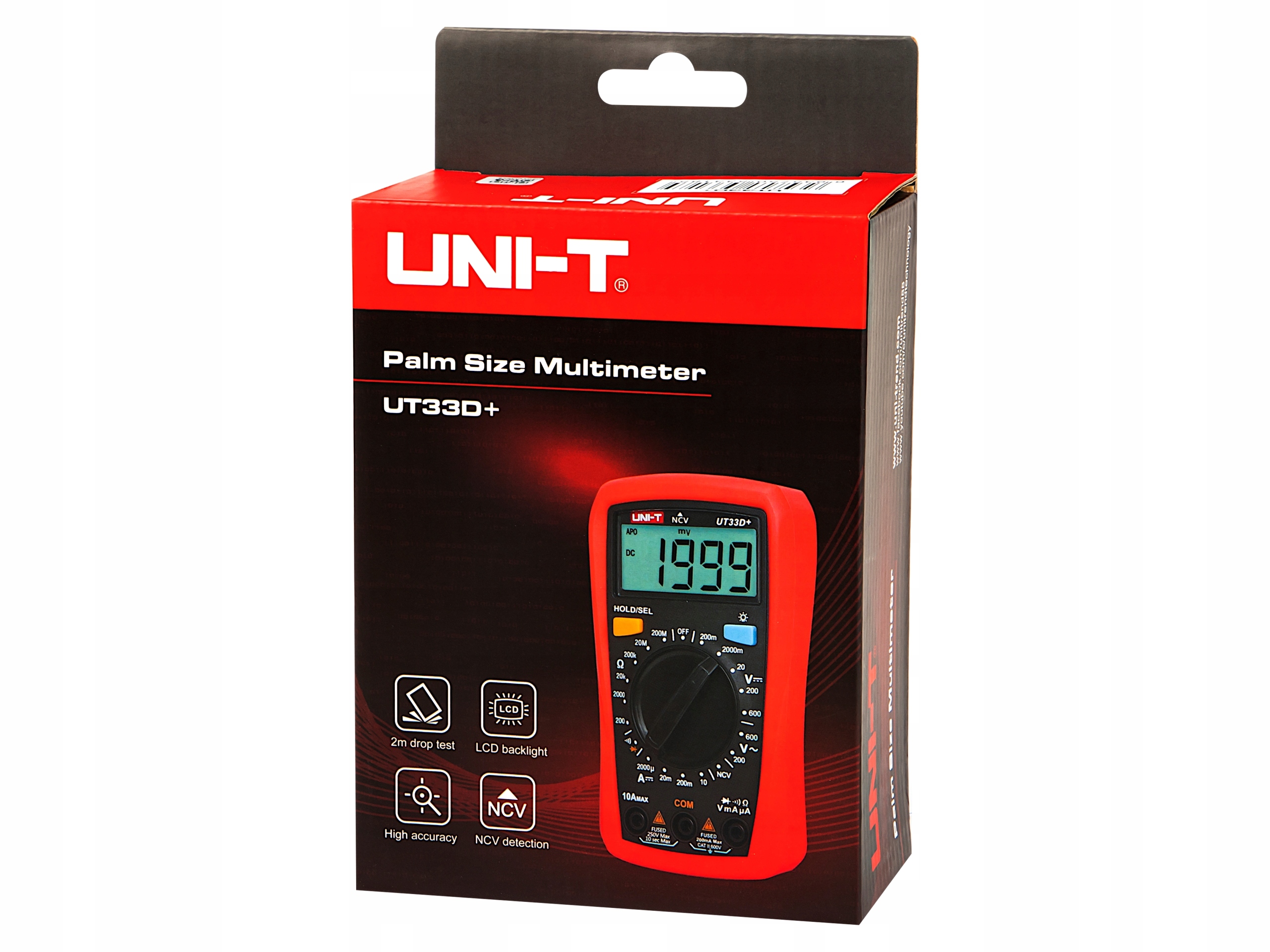 Miernik Prądu Uniwersalny Uni-T Ut33D+ Detekcja