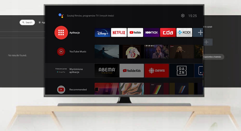 oficjalnym oprogramowaniem AndroidTv 10.