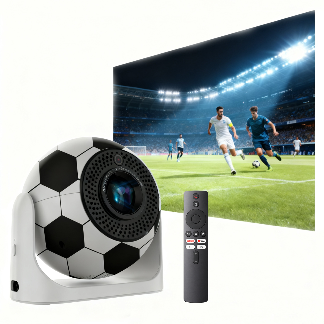  Obrotowy Android 13 Piłka Nożna WIFI Bluetooth