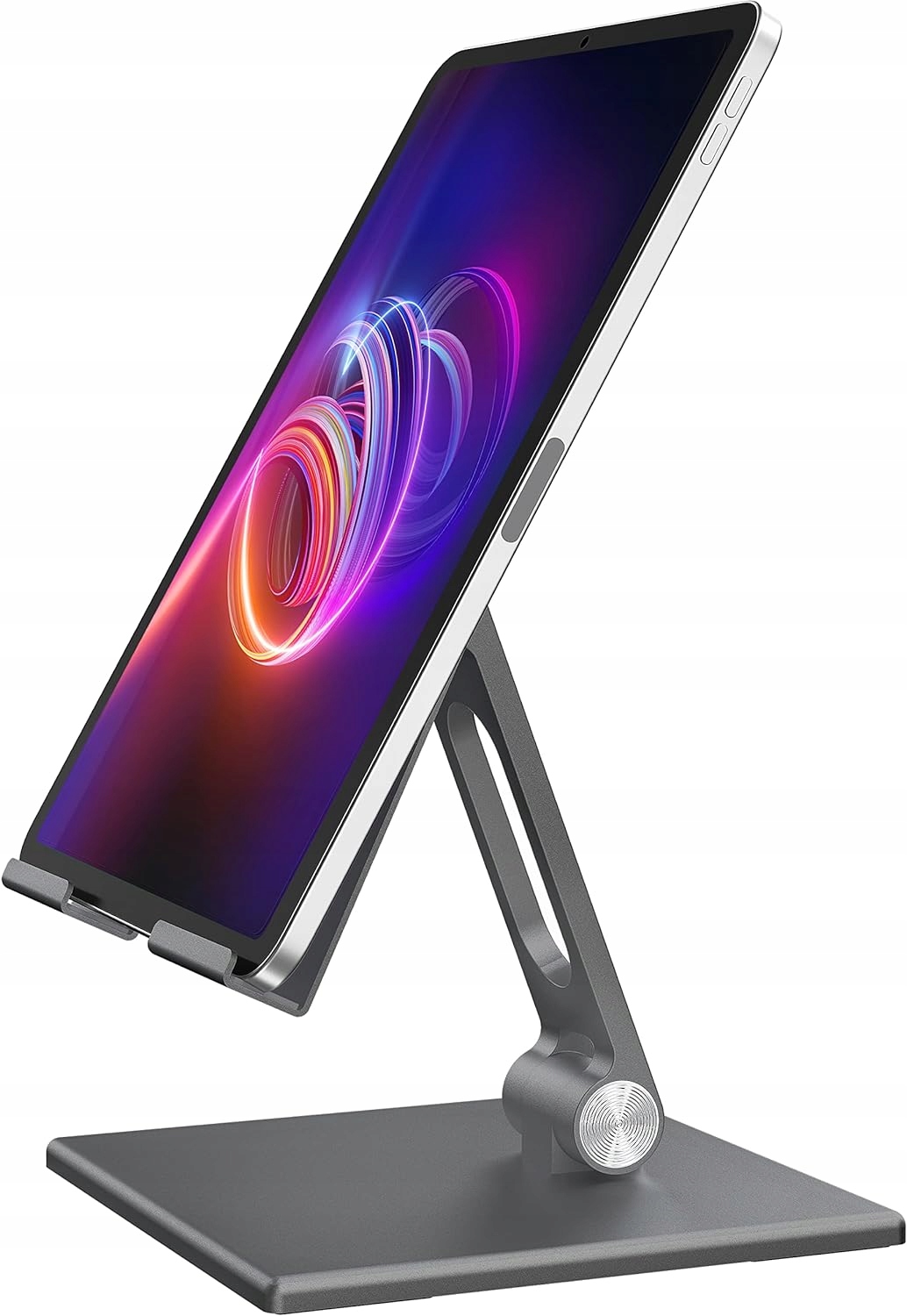 MOCNY Stojak podstawka uchwyt pod tablet na telefon regulowana na biurko GREY