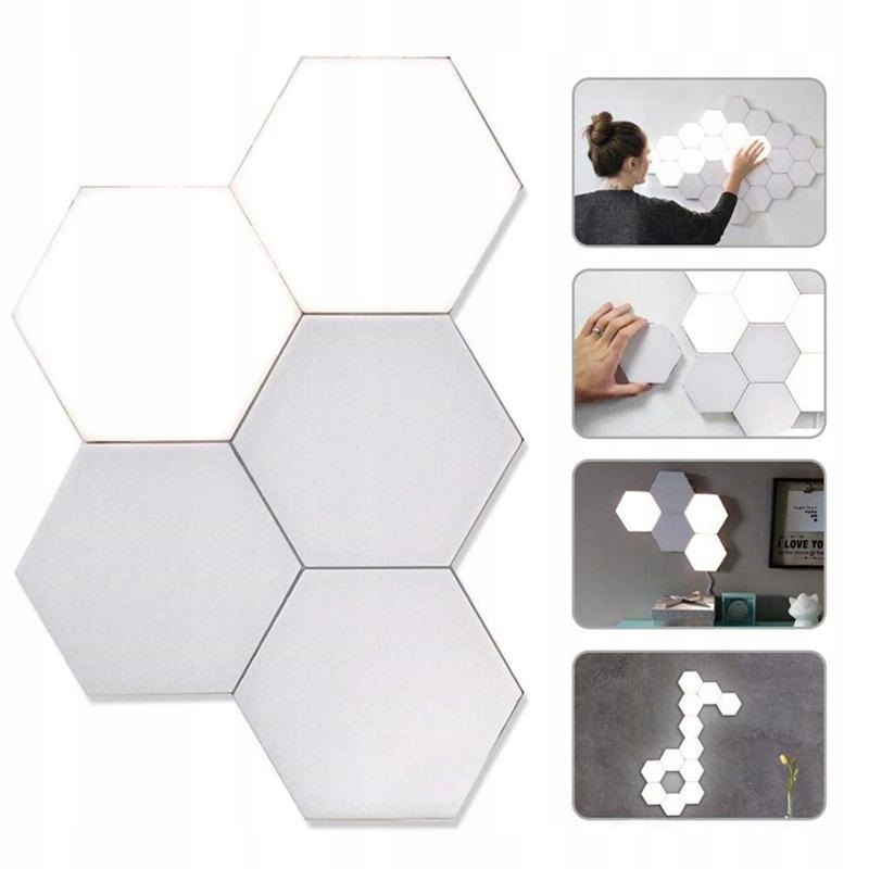 Lampa Modułowa LED Dotykowa 5 części zasilacz