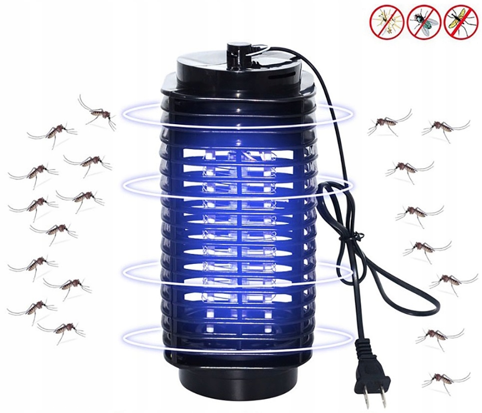 LAMPA UV OWADOBÓJCZA NA KOMARY MUCHY I INNE OWADY
