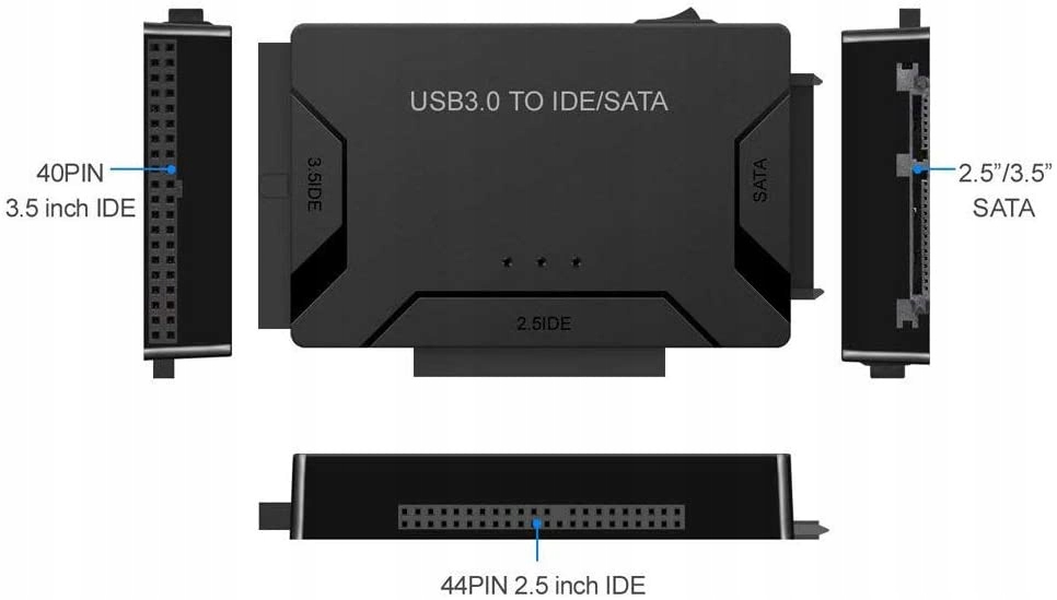 Adapter MOSTEK Dysków USB 3.0 SATA IDE 2.5 3.5