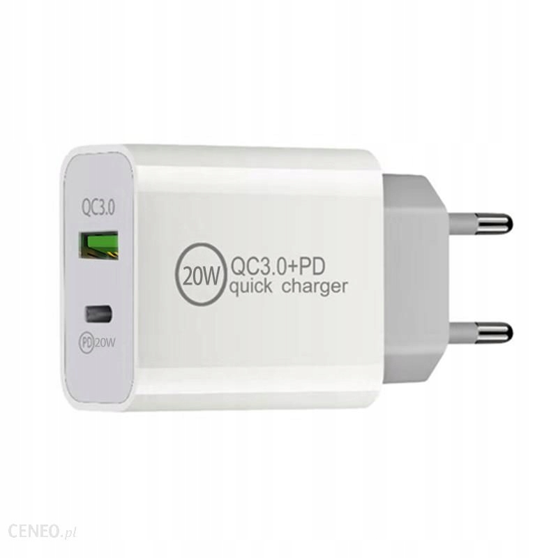 Ładowarka Sieciowa 20W PD QC 3.0 USB C