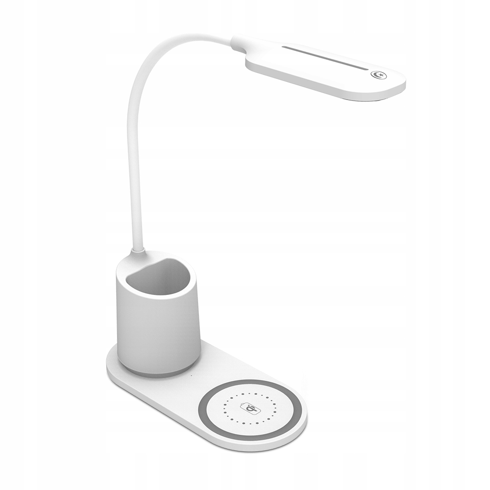 LAMPKA NA BIURKO LED Z ŁADOWARKA BEZPRZEWODOWA QI