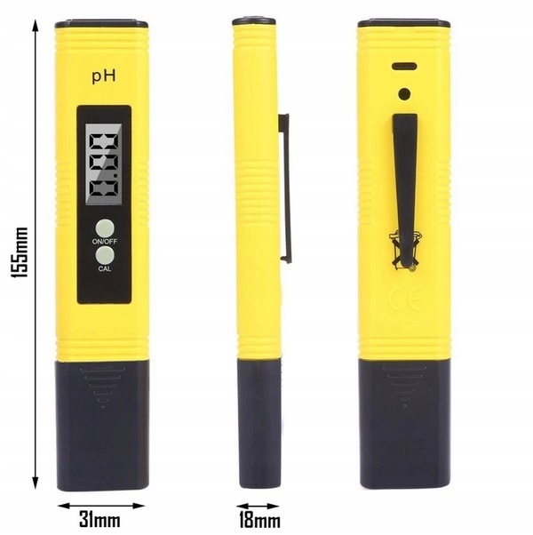 ELEKTRONICZNY MIERNIK pH TESTER ATC AUTOKALIBRACJA