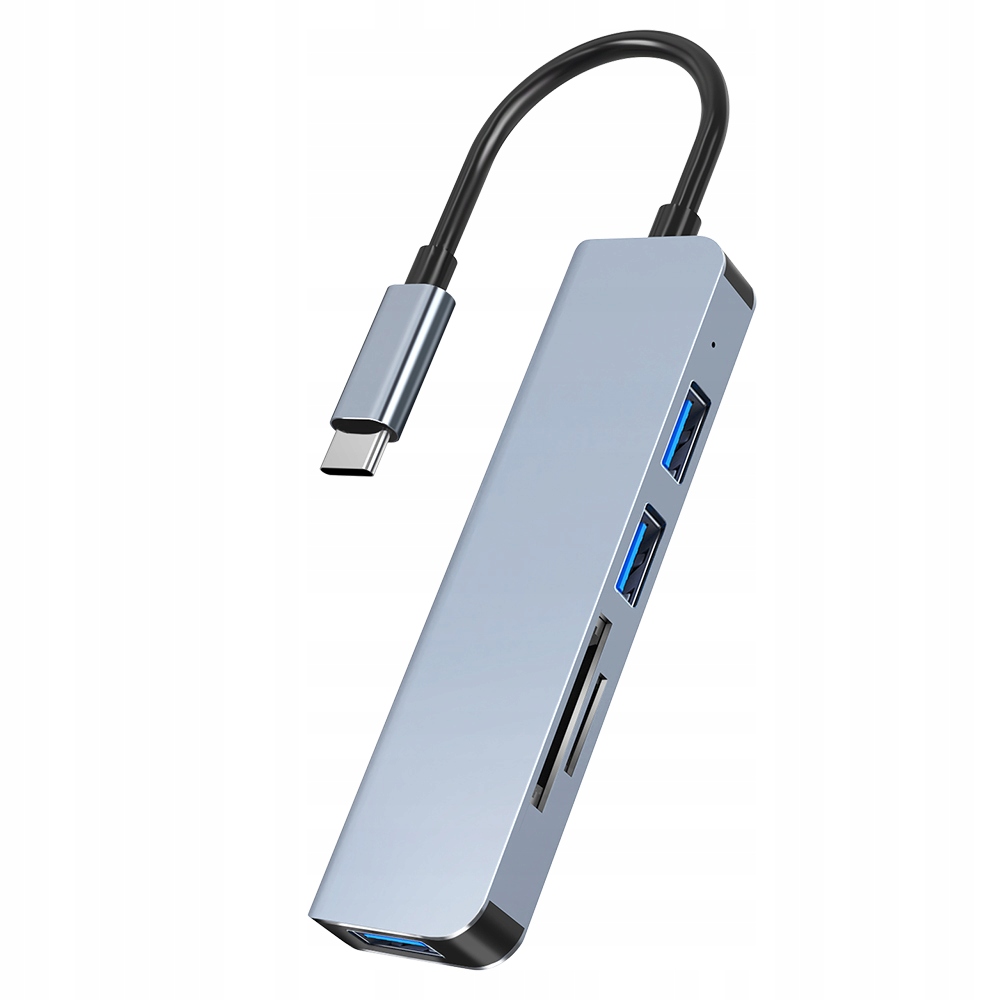 HUB ADAPTER 5W1 USB-C TYP USB 3.0 CZYTNIK SD / TF