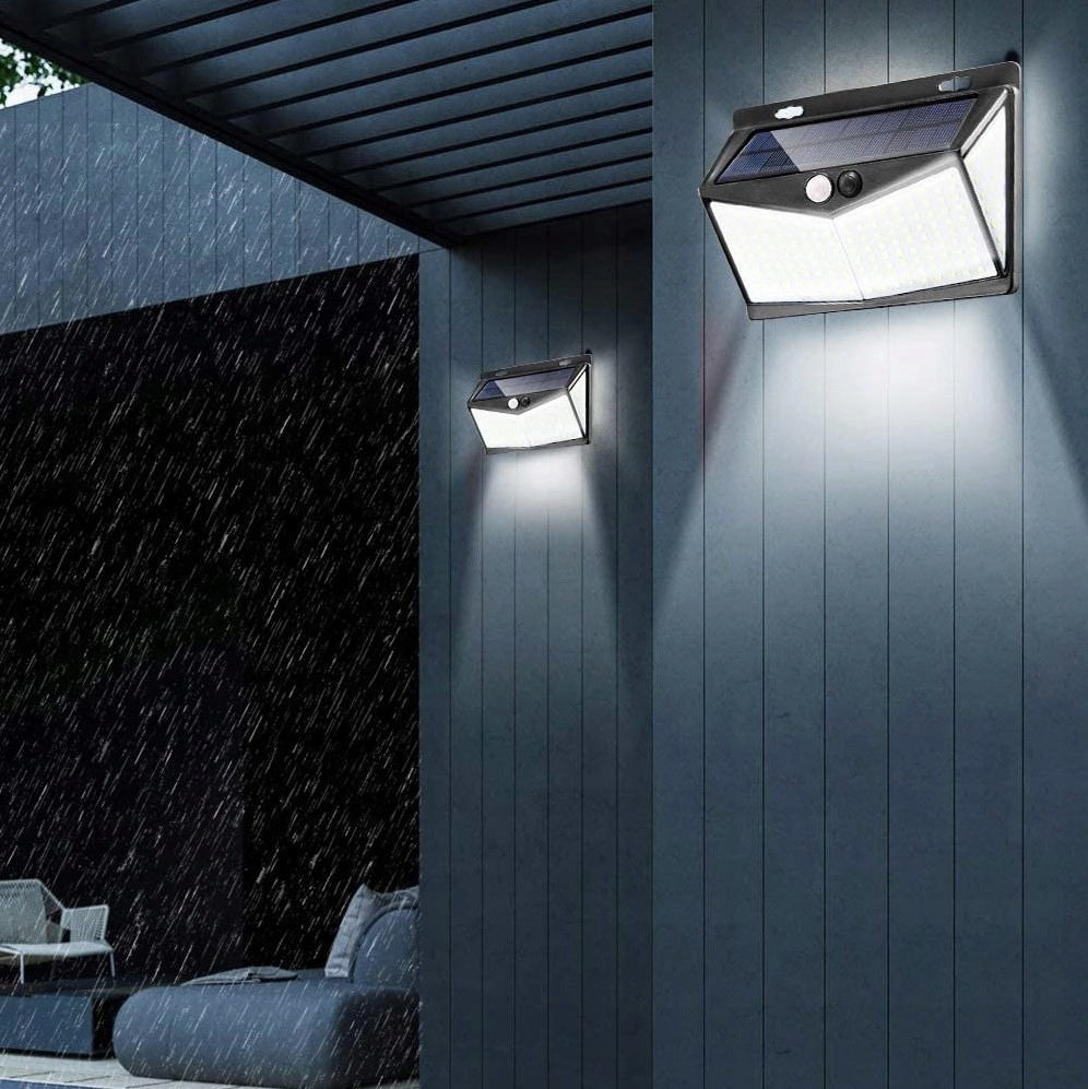 LAMPA SOLARNA Z CZUJNIKIEM RUCH ZMIERZCHU 208 LED