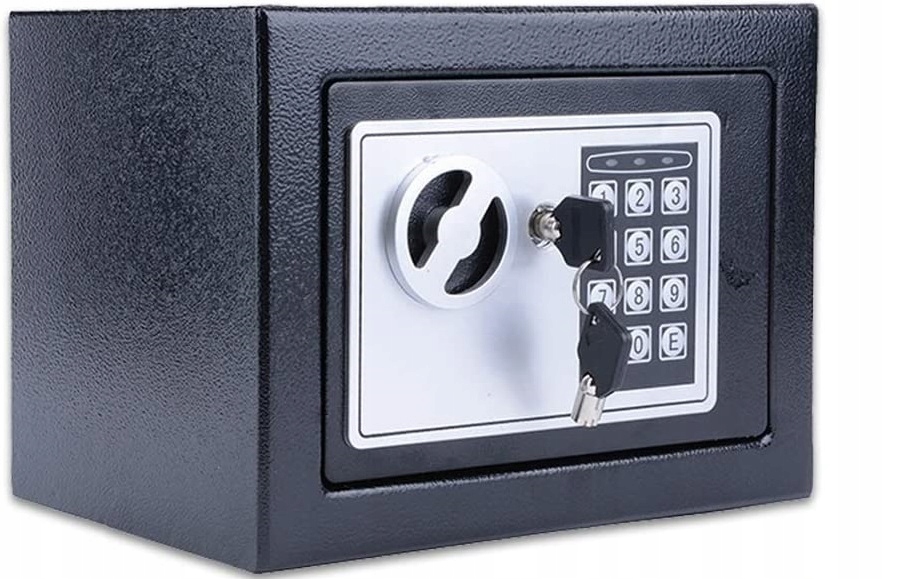 SEJF KASETKA NA ZAMEK ELEKTRONICZNY CYFROWY SZYFR