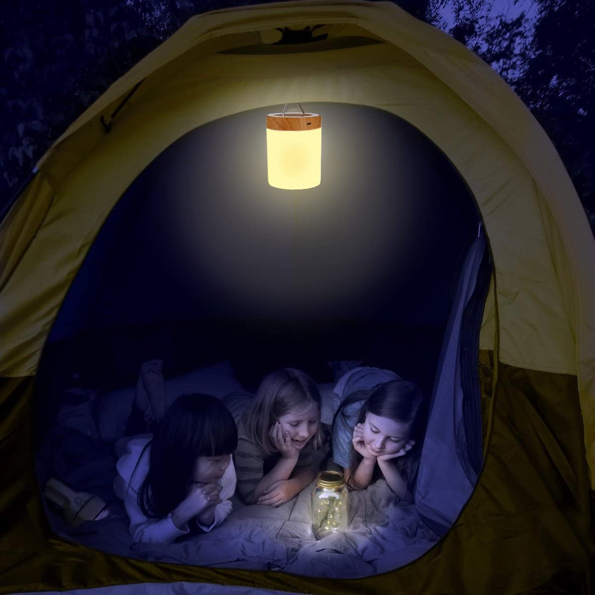 Bezprzewodowa Lampka Nocna Kolory Dotykowa RGB