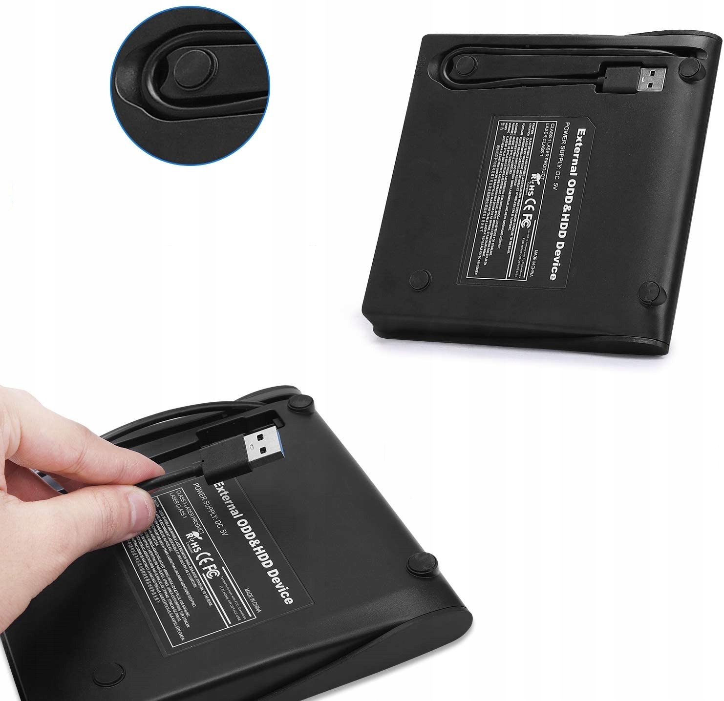 Zewnętrzny NAPĘD CD DVD-R/RW NAGRYWARKA USB 3.0