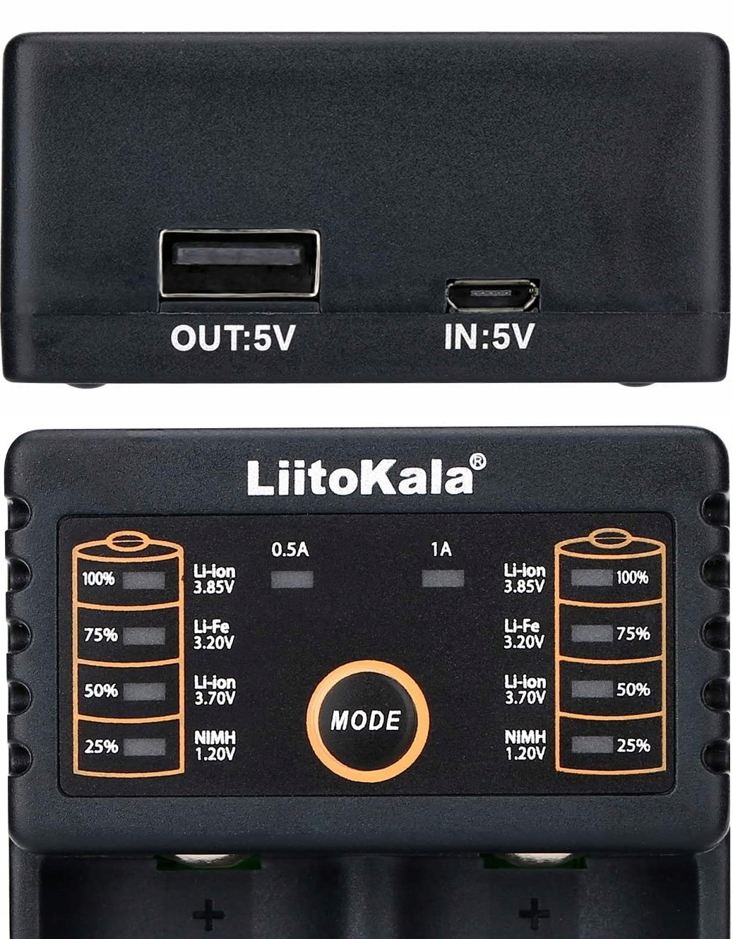 Ładowarka akumulatorów LiitoKala Lii-202 Li-Ion AA