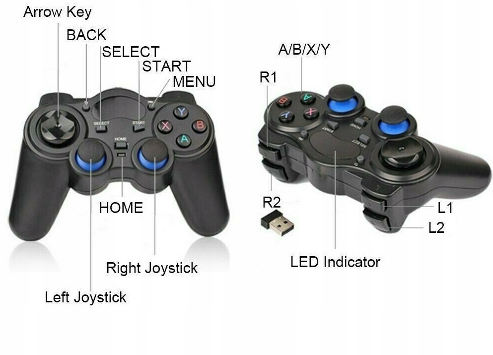 Bezprzewodowy Pad Kontroler PS3 Android PC TV Box