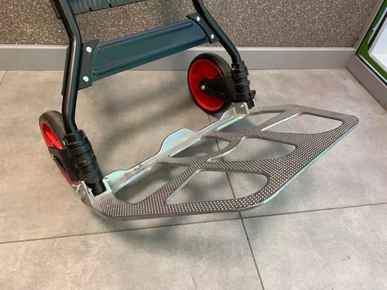 Lekki Wózek Transportowy Młynarka Składany Aluminium Magazynowy Mocny 100kg