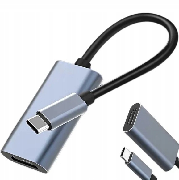 Adapter przejściówka HUB USB C HDMI 4K 60Hz MHL