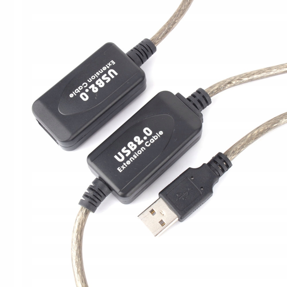 Przedłużacz kabel USB 2.0 aktywny 20 m